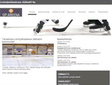 Tablet Screenshot of loimaanjaahalli.fi